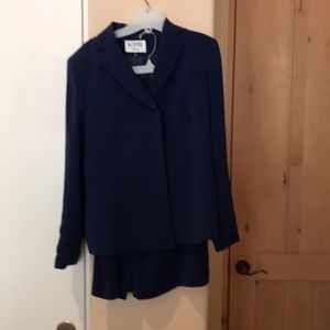 Two-Piece Navy Blue Suit